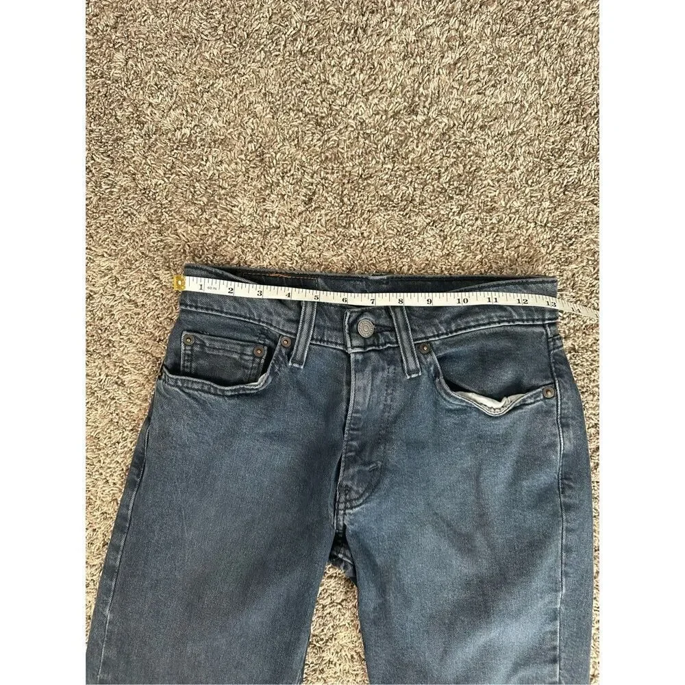 levi’s 511 denim jeans men’s size W28 L30 dark wash straight leg fit